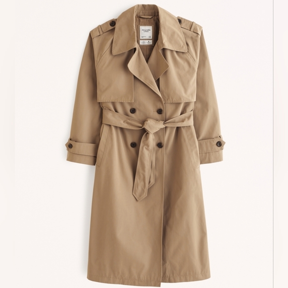 Abercrombie & Fitch Jackets & Blazers - ABERCROMBIE & FITCH: Elevated Trench Coat